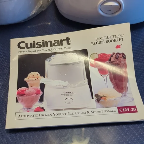 Cuisinart White Ice Cream, Yogurt and Sorbet Maker - Picture 3 of 6